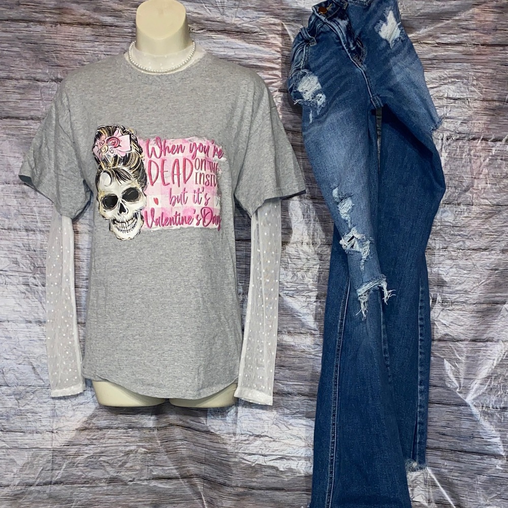 Valentines Short Sleeve Graphic T-Shirt